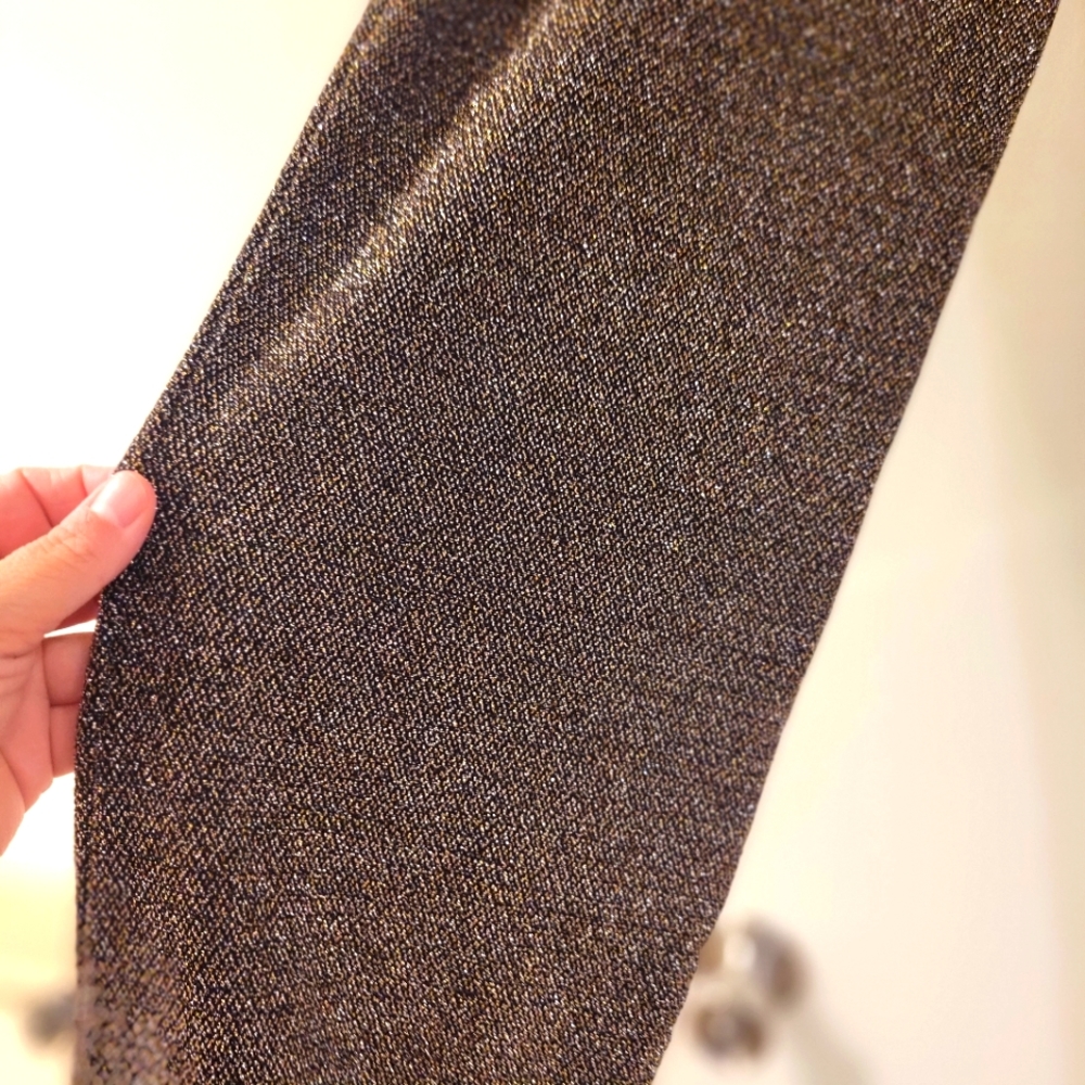 Carbon38 gold silver women's dress pants size XS - Picture 4 of 6